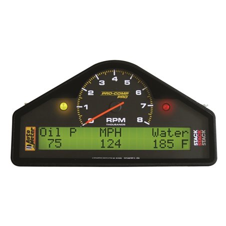 Autometer Pro-Comp Street Dash RPM/Speed/Oil Press & Temp/WaterTemp/Fuel Level/Battery Voltage Gauge