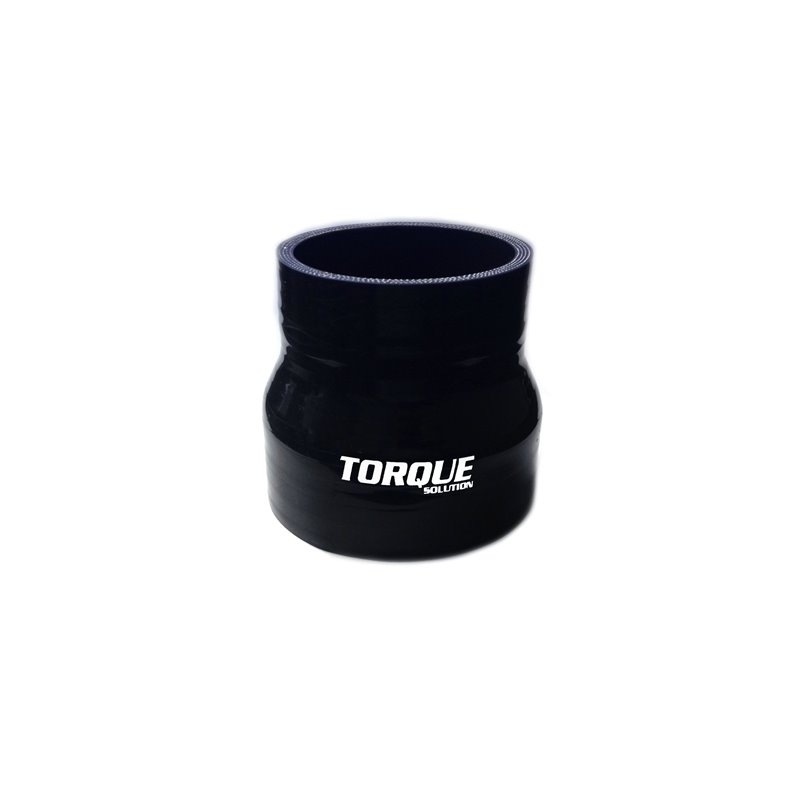 Torque Solution Transition Silicone Coupler: 2 inch to 3 inch Black Universal