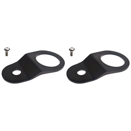 Torque Solution Radiator Mount Combo (Black) : Mitsubishi Evolution 7/8/9