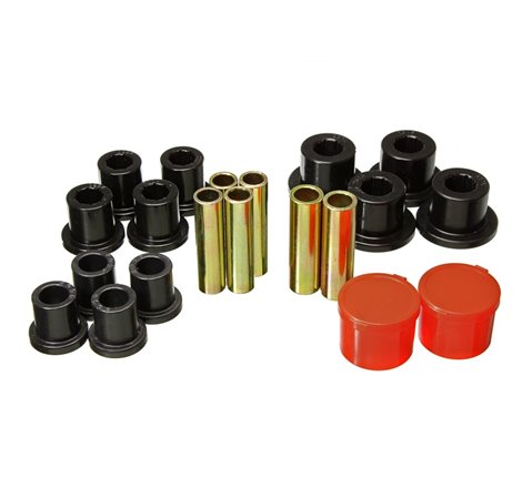 Energy Suspension 98-11 Ford Ranger 2/4WD Rear Leaf Spring Bushing Set - Black