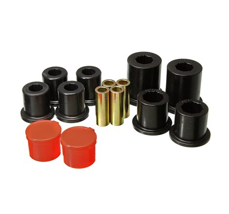 Energy Suspension 10-20 Toyota 4Runner/Lexus GX460 Front Control Arm Bushing Set - Black