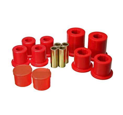 Energy Suspension 10-20 Toyota 4Runner/Lexus GX460 Front Control Arm Bushing Set - Red