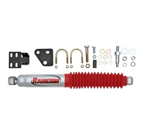 Rancho 07-17 Jeep Wrangler Front Steering Stabilizer Kit