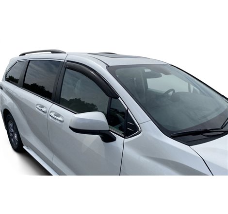 AVS 21-22 Toyota Sienna LE Ventvisor Outside Mount Window Deflectors 2pc - Smoke