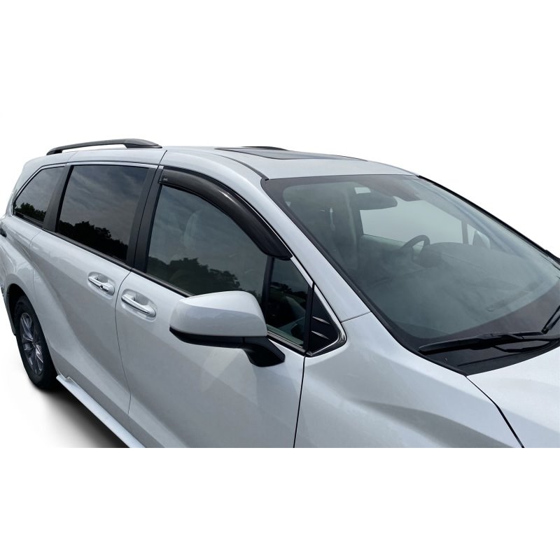 AVS 21-22 Toyota Sienna LE Ventvisor Outside Mount Window Deflectors 2pc - Smoke