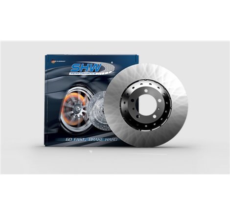 SHW 19-20 Ford Mustang Shelby GT350 5.2L (From 2/4/2019) Rear Smooth Lightweight Brake Rotor