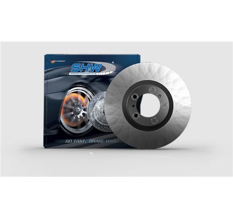 SHW 11-15 Volkswagen Touareg Hybrid 3.0L w/360mm Rotors Left Front Smooth Monobloc Brake Rotor