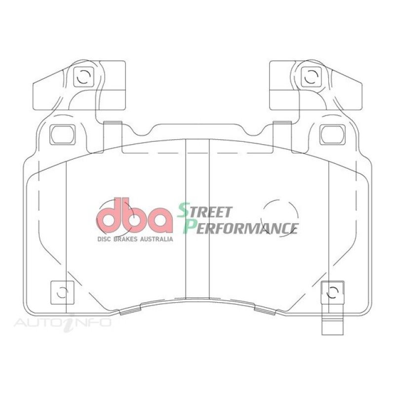 DBA 13-17 Holden VE/VF SSV Brembo (Rectangle Weight) Front SP Performance Brake Pads