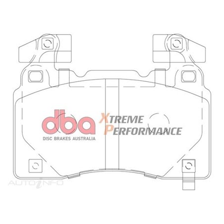 DBA 13-17 Holden Commodore VE/VF SSV Brembo XP Performance Front Brake Pads