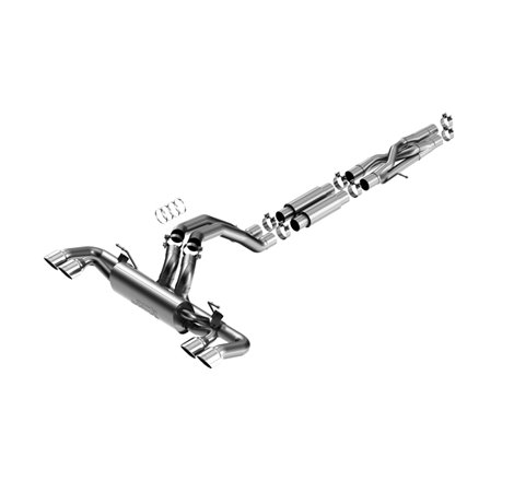 Borla 21-22 Jeep Wrangler Rubicon 392 6.4L V8 AT 4WD 4DR S-Type Cat-Back Exhaust (Stainless)