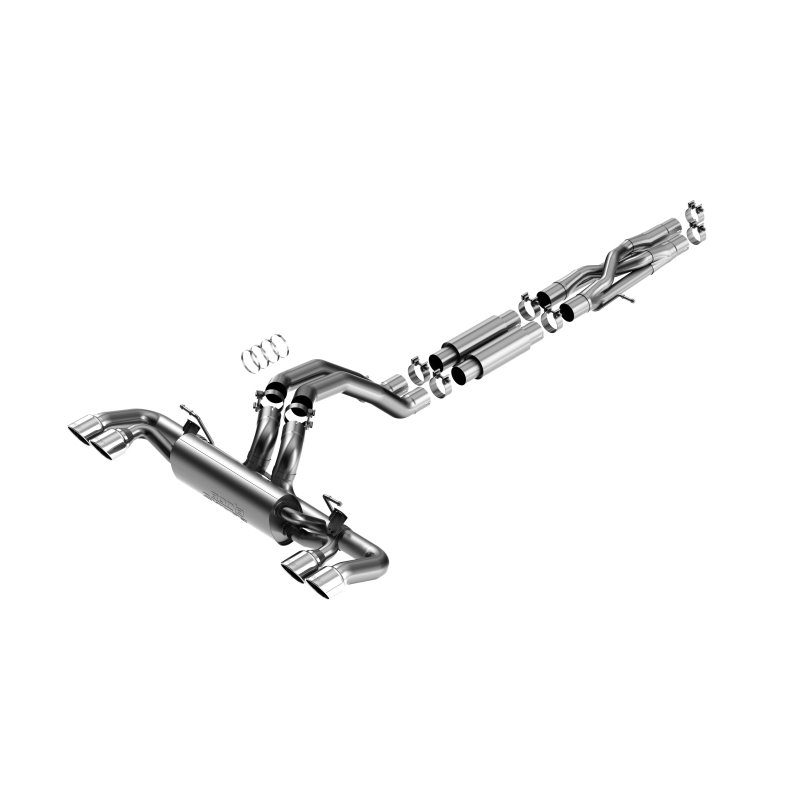 Borla 21-22 Jeep Wrangler Rubicon 392 6.4L V8 AT 4WD 4DR S-Type Cat-Back Exhaust (Stainless)