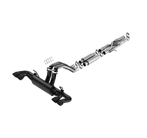 Borla 21-22 Jeep Wrangler Rubicon 392 6.4L V8 AT 4WD 4DR S-Type Cat-Back Exhaust - Coated Black