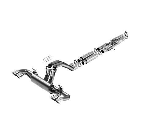 Borla 21-22 Jeep Wrangler Rubicon 392 6.4L V8 AT 4WD 4DR ATAK Cat-Back Exhaust (Stainless)