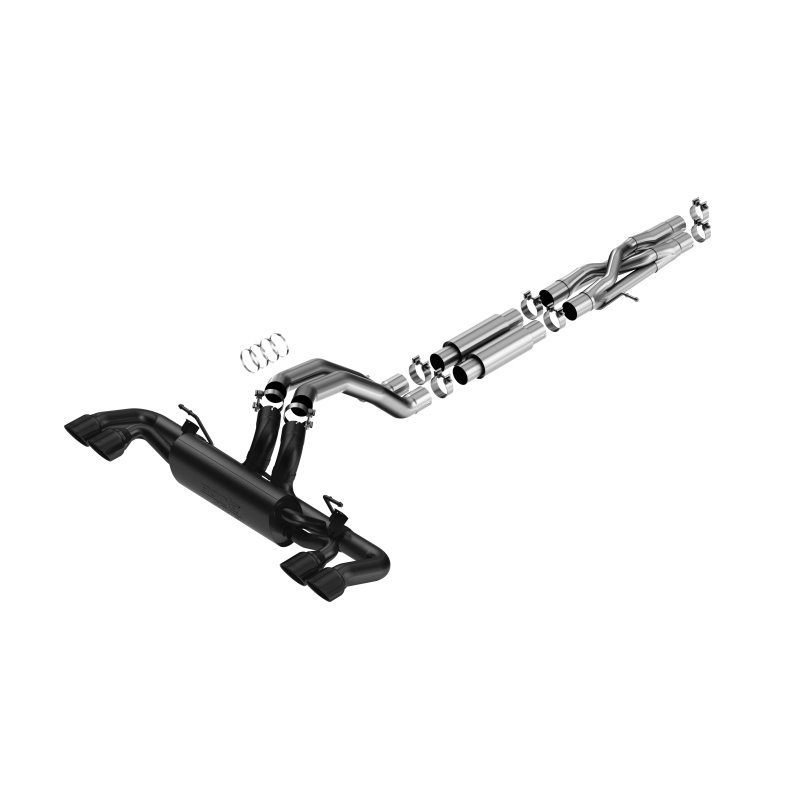 Borla 21-22 Jeep Wrangler Rubicon 392 6.4L V8 AT 4WD 4DR ATAK Cat-Back Exhaust - Coated Black