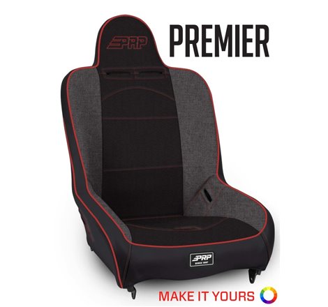 PRP Premier High Back 4 In. XT Suspension Seat - Extra Wide