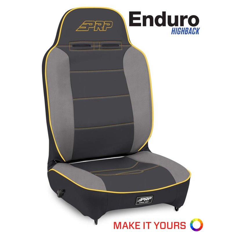 PRP Enduro High Back Reclining Suspension Seat - (Driver Side)