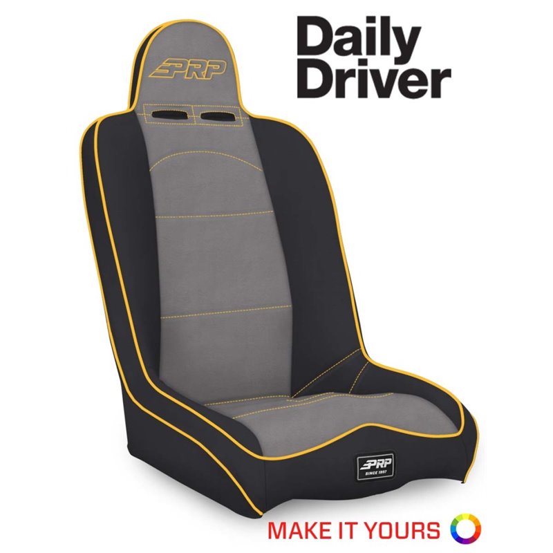 PRP Daily Driver Low Back Extra Wide Suspension Seat