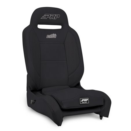 PRP Enduro Elite Reclining Suspension Seat (Driver Side)- Black Vinyl/Black