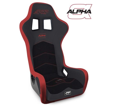 PRP Alpha Composite Seat- Black/Red