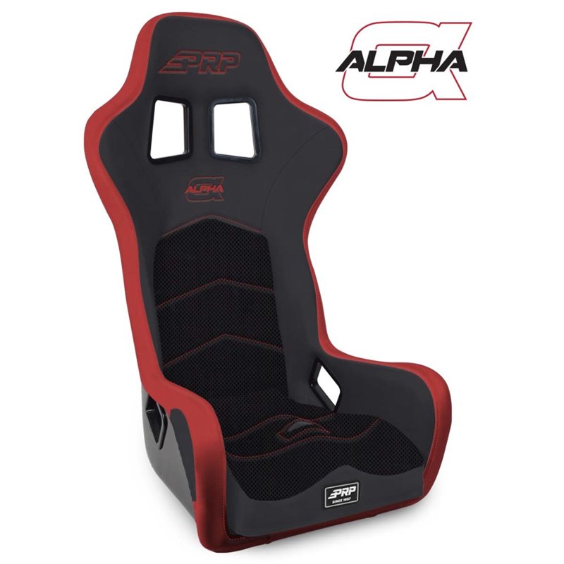 PRP Alpha Composite Seat- Black/Red