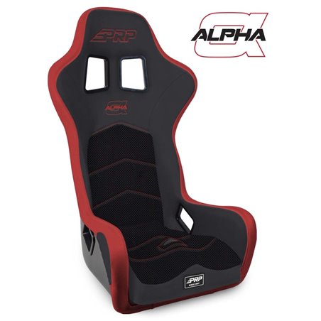 PRP Alpha Composite Seat- Black/Red