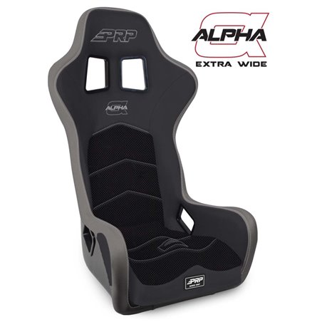 PRP Alpha Composite Seat/Extra Wide- Black/Grey