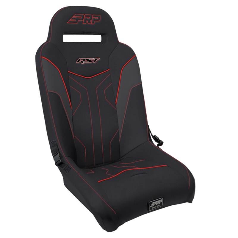 PRP Polaris RZR PRO XP/PRO R/Turbo R RST Suspension Seat- Black/Red