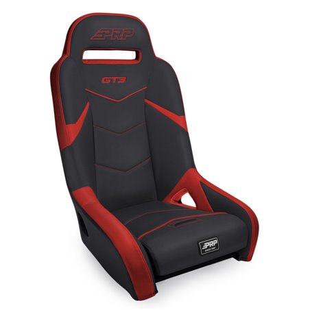 PRP GT3 Rear Suspension Seat- Black/Red