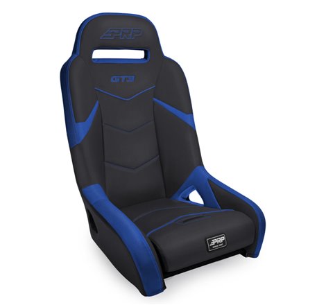 PRP GT3 Rear Suspension Seat- Black/Blue