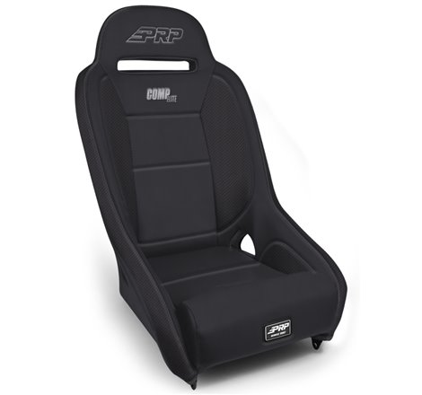 PRP Comp Elite Suspension Seat - Black Vinyl - Black