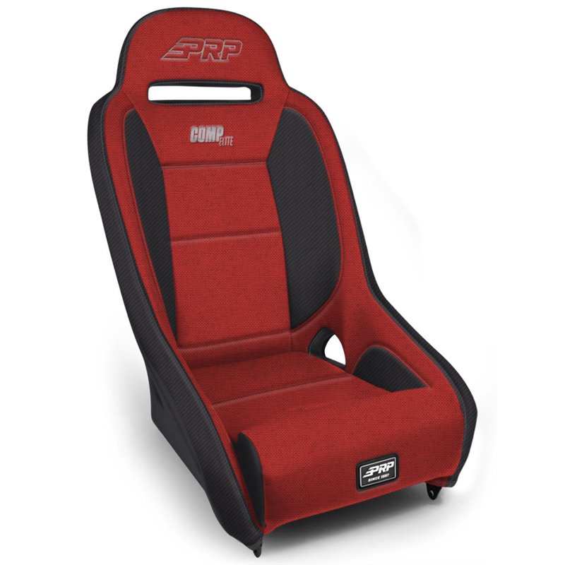 PRP Comp Elite Suspension Seat- Red/Black