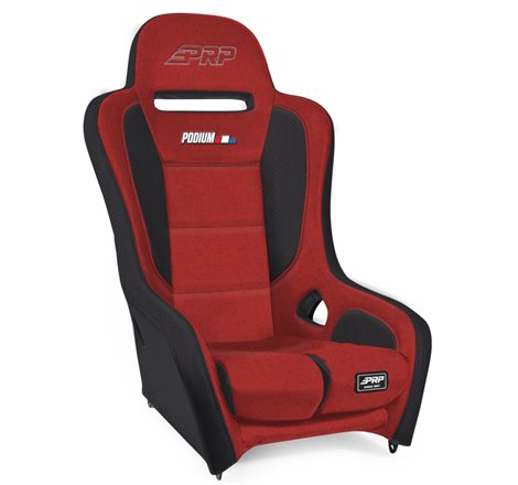 PRP Podium Elite Suspension Seat- Red/Black