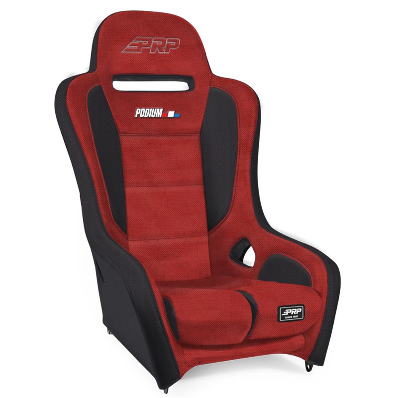 PRP Podium Elite Suspension Seat- Red/Black