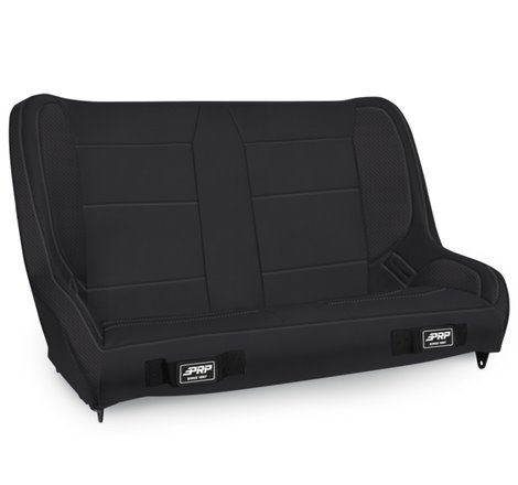 PRP  Jeep CJ-7/Wrangler YJ Elite Series Rear Bench- Black Vinyl