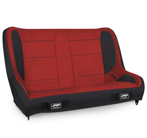 PRP Jeep CJ-7/Wrangler YJ Elite Series Rear Bench- Red