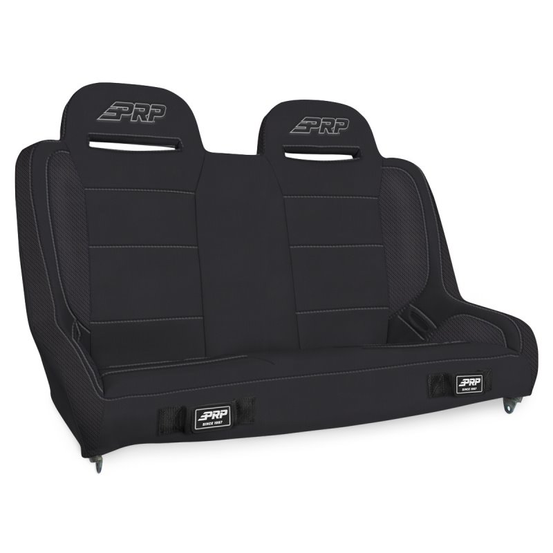 PRP Jeep Wrangler JKU/JLU Elite Series Rear Bench- Black Vinyl