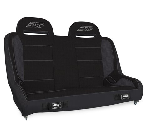 PRP Jeep Wrangler JKU/JLU Elite Series Rear Bench- Black