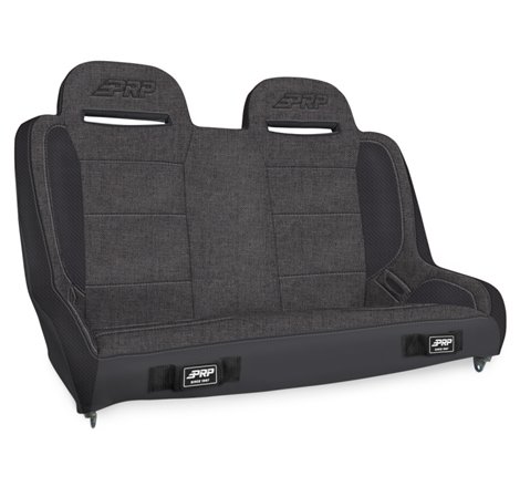 PRP Jeep Wrangler JKU/JLU Elite Series Rear Bench- Grey