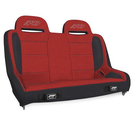 PRP  Jeep Wrangler JKU/JLU Elite Series Rear Bench- Red