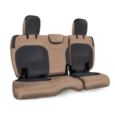 PRP 2018+ Jeep Wrangler JLU/4 door Rear Bench Cover with Cloth Interior - Black/Tan