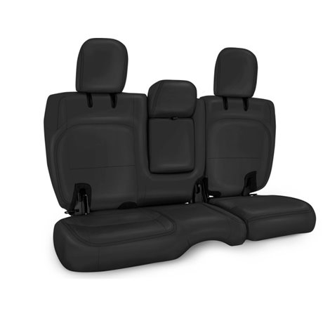 PRP 2018+ Jeep Wrangler JLU/4 door Rear Bench Cover with Leather Interior - All Black