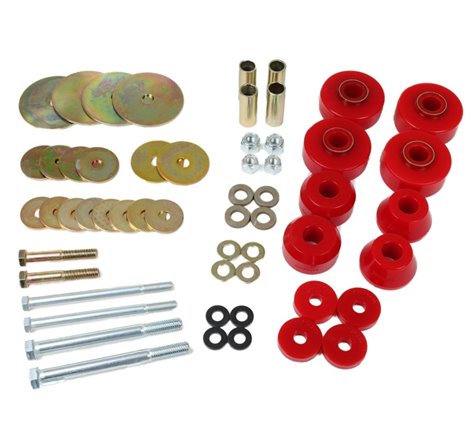 Energy Suspension 67-68 Chevrolet C-10 Pickup Red Body Mount Set