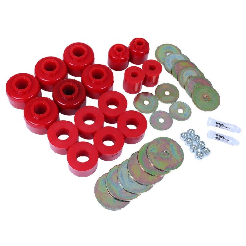 Energy Suspension 03-09 Toyota 4Runner/GX470 / 07-14 FJ Cruiser Red Body Mount Bushing Set