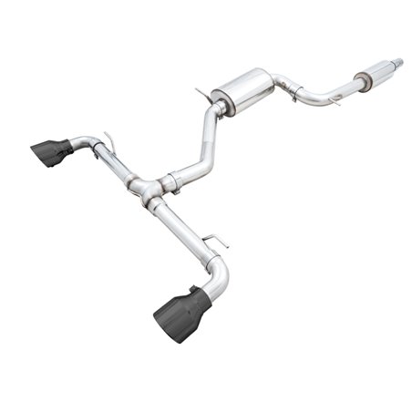 AWE 2022 VW GTI MK8 Touring Edition Exhaust - Diamond Black Tips