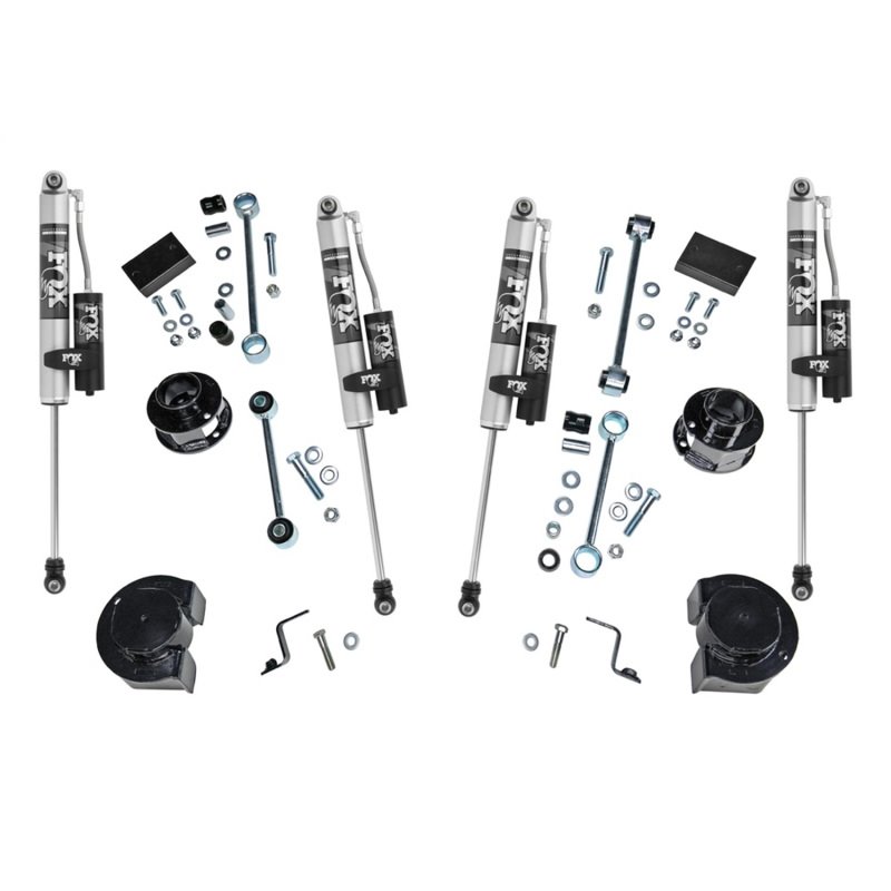 Superlift 18-22 Jeep Wrangler JL (NO Mojave) 4WD 2.5in Coil Spacer Lift Kit w/Fox 2.0 Res Shocks