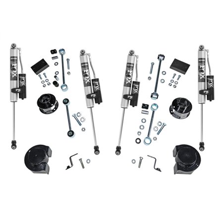 Superlift 18-22 Jeep Wrangler JL (NO Mojave) 4WD 2.5in Coil Spacer Lift Kit w/Fox 2.0 Res Shocks