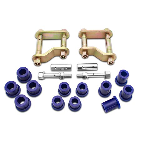 SuperPro 2005 Nissan Frontier LE Rear Greasable Shackle and Bushing Kit