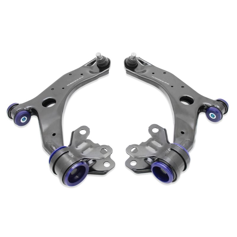 SuperPro 10-14 Mazda3 Front Lower Control Arm Set W/ Sp Bushings