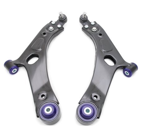 SuperPro 11-16 Kia Sportage Front Lower Control Arm Set W/ Sp Bushings