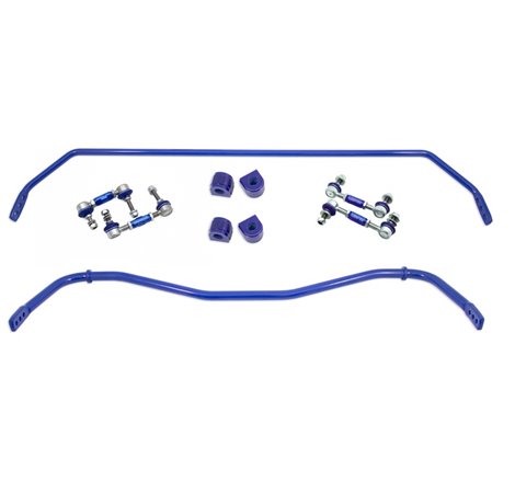 SuperPro 2016 Mazda MX-5 Miata Sport Front / Rear 24mm F/16mm R Adjustable Sway Bar & End Link Set